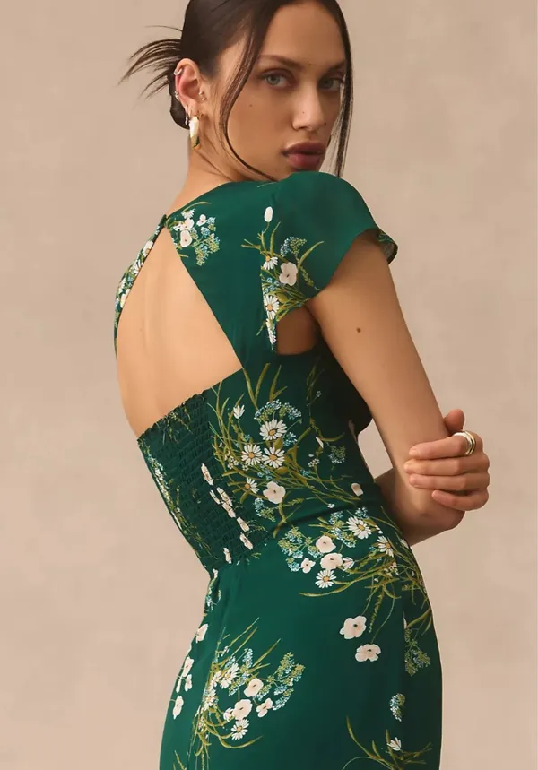 Reformation Rosi Dress Buena Green NEW - Image 13