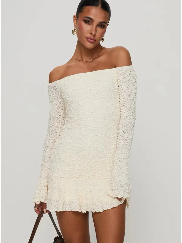 Long Sleeve Mini Dress - Image 2