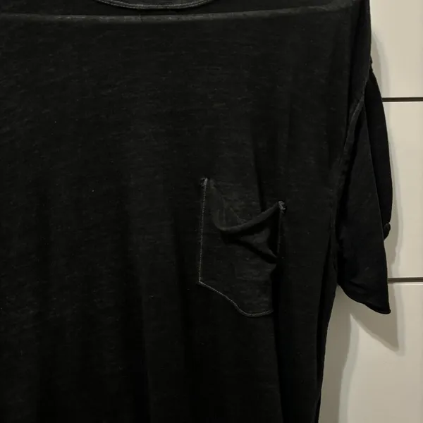 Free People Vella Tee Charcoal Black - Image 5
