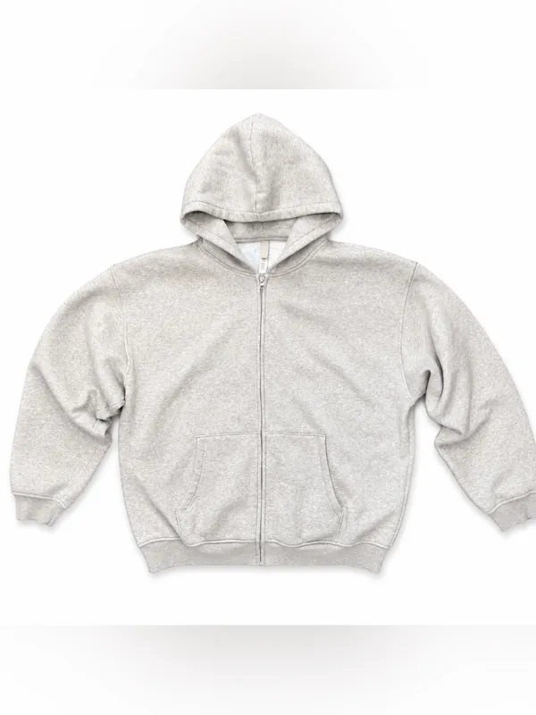 SKIMS Light Beige Zip Hoodie - Image 2