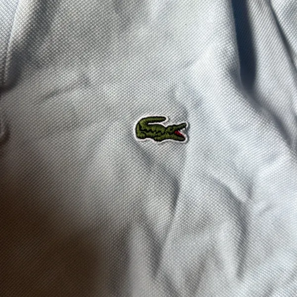 Lacoste Light Blue Polo Shirt - Image 3