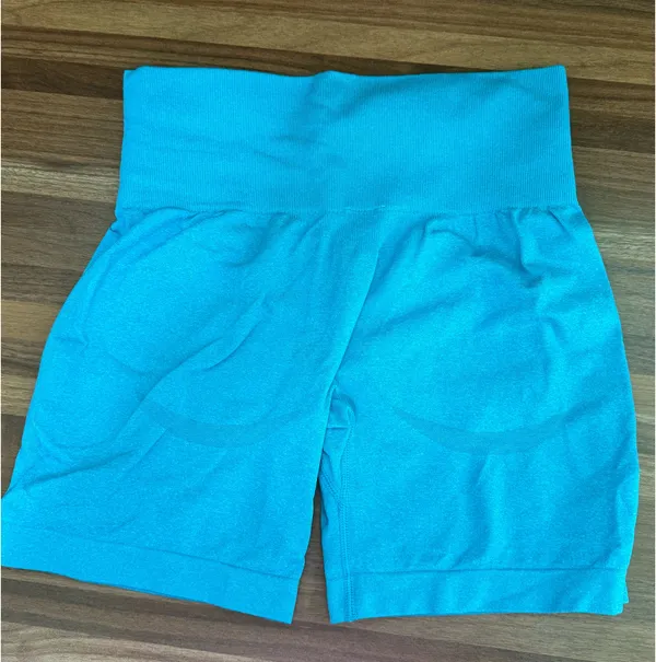 ZXQUII Seamless Workout Shorts for Women High Waist Scrunch Butt Lifting Tummy Control Yoga Gym Athletic Biker Shorts - Image 2