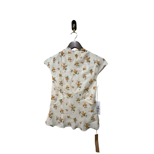REFORMATION Bettie Floral Print Mock Neck Top Size‎ 0 - Image 8