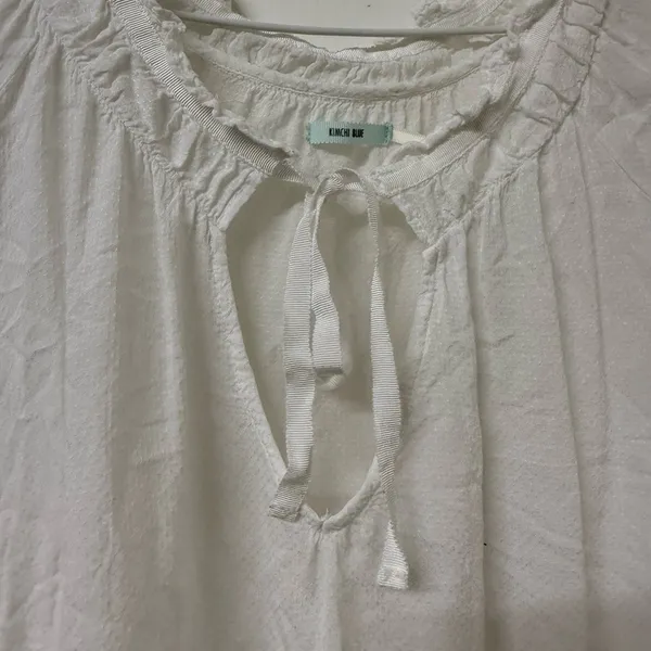 Kimchi Blue White Ruffled Blouse - Image 5