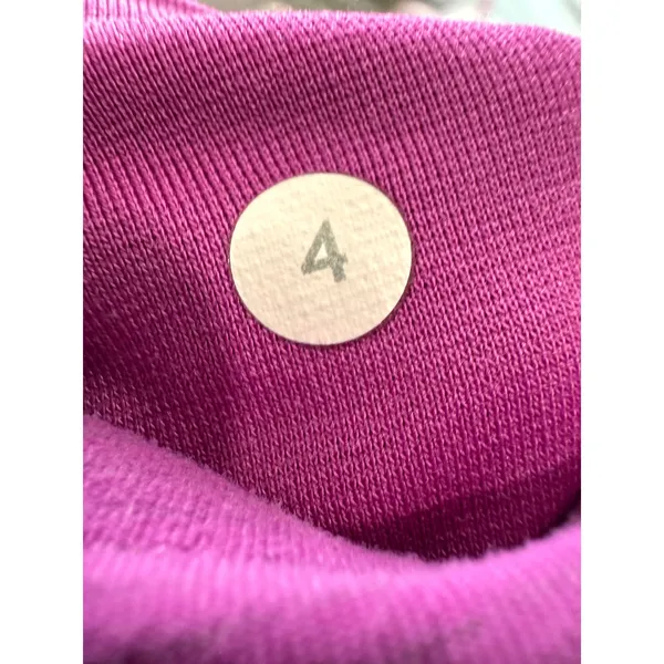 Lululemon Purple Crop Leggings‎ Size 4 Mesh Detail Athletic Activewear - Image 5