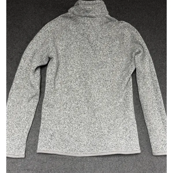 Better Sweater PATAGONIA 1/4 Zip‎ Fleece Lined Knit Heather Grey Small Gorpcore - Image 3
