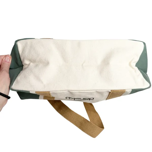 Dansko Cream And Sage Green Tote Bag Nwot - Image 4