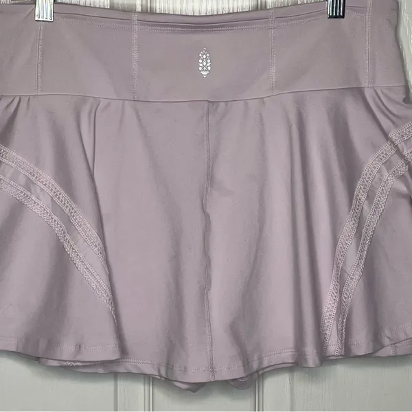 Free People Movement Pleats And Thank You Tennis Skort Sz XL Violet Frost - Image 9