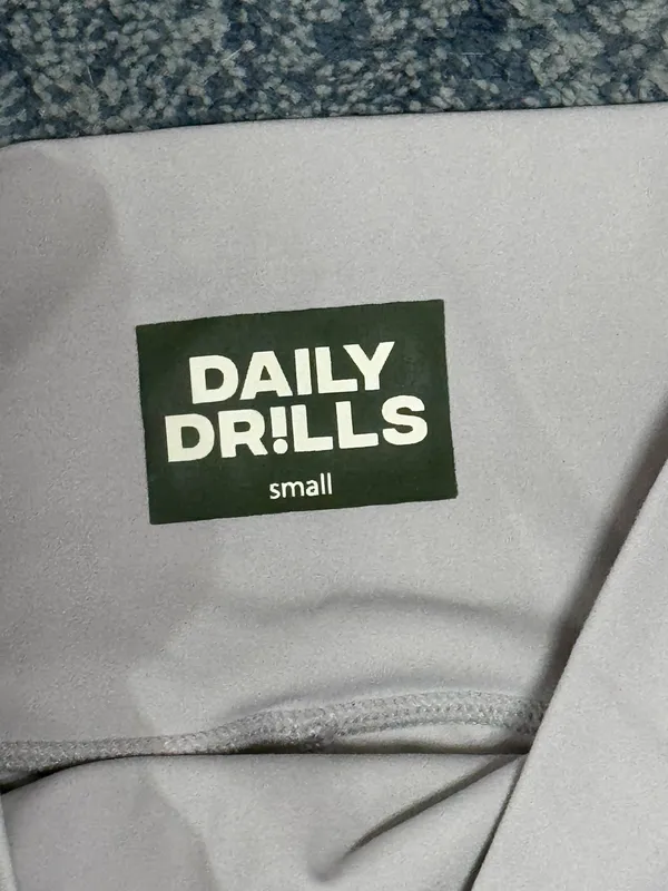 Daily Drills Set Go! Cropped Long-sleeve Top Go! Leggings Small Stone - Image 4