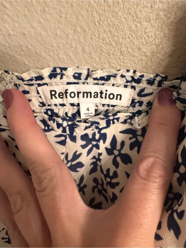 REFORMATION‎ Nikita Floral Midi Dress - Image 6