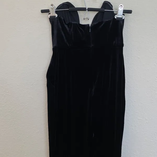 NBD x revolve black‎ strapless velvet jumpsuit NBD Kona Jumpsuit Black size XXS - Image 7