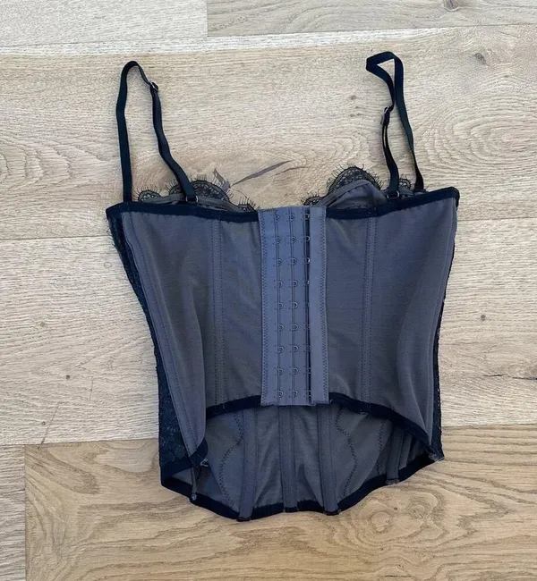 Urban Outfitters - Out From Under Modern Love Bustier Crop Top in Black - Image 3