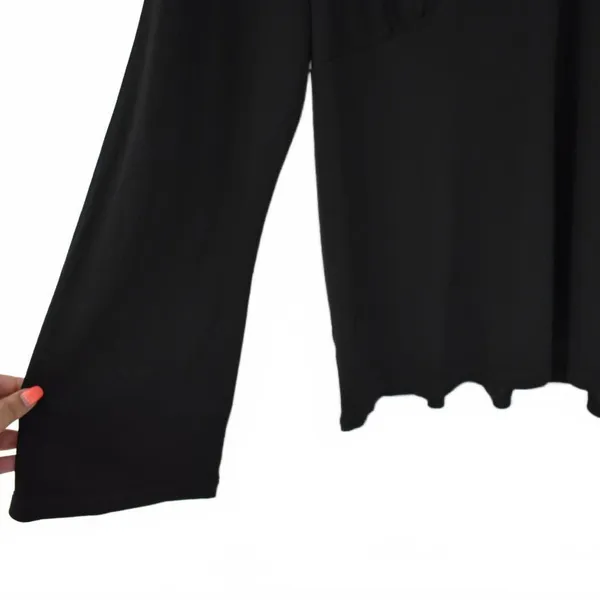 Central Park West Black Long Sleeve V-Neck Blouse Plus Size 2X - Image 6