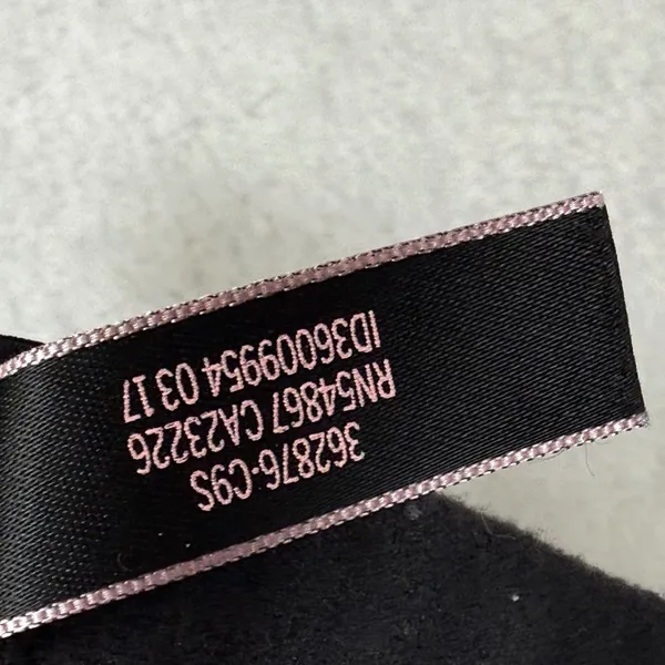 Victoria's Secret Very Sexy Black‎ Floral Lace High Neck Bralette Small - Image 3