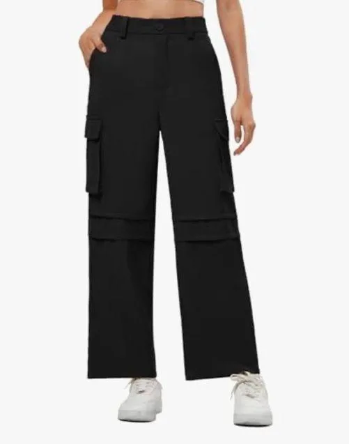 NEW Rust High Waisted Cargo Pants Wide Leg Baggy 4 Pockets 2X - Image 4
