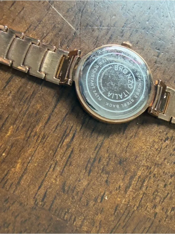 Bronzo Italia Woman’s Italian Made Watch Set with Box - Image 6