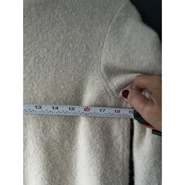 Madewell Cream Textured Knit Sweater - Image 6