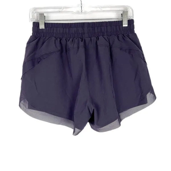 Halara NWT Drawstring Contrast Flowy Mesh 2-in-1 Shorts Purple Size Small S NEW - Image 9