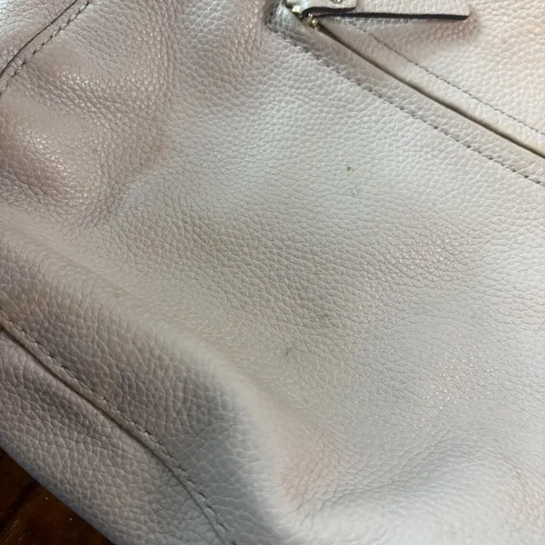 Kate Spade New‎ York Taupe Pebbled Leather Hobo Shoulder Bag Gold Hardware - Image 14