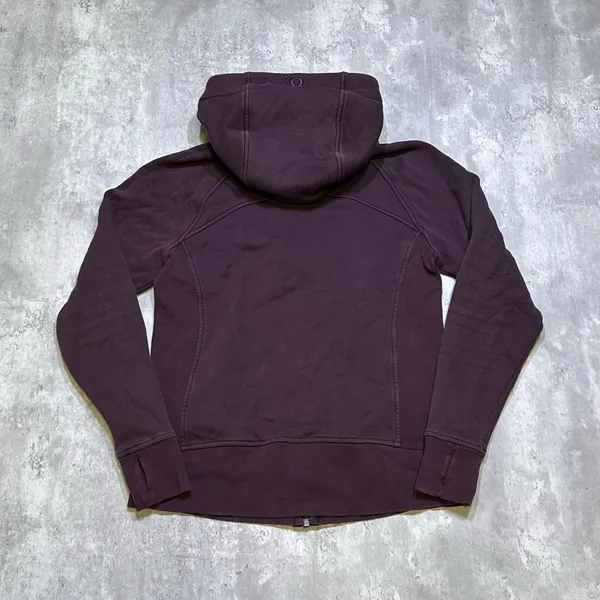 Lululemon Athletica Purple Warmth Scuba Full Zip Hoodie Sweatshirt - Image 3