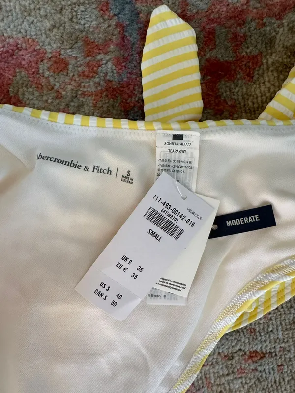 Abercrombie Yellow Bikini Bottom - Image 4