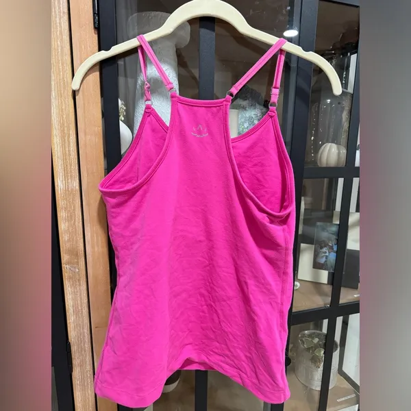 Beyond Yoga spacedye barbie hot pink tank top adjustable fitted workout active - Image 6