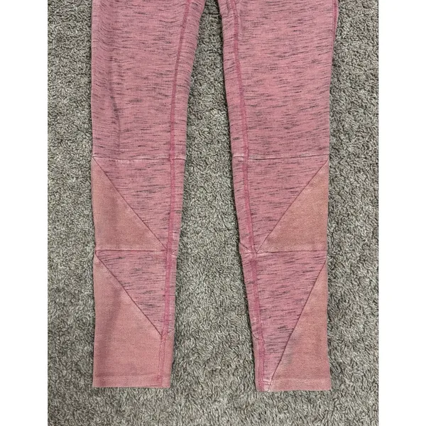 FREE PEOPLE Movement Kyoto High-Rise Leggings Pants Pockets Dusty Pink Sz XS - Image 4