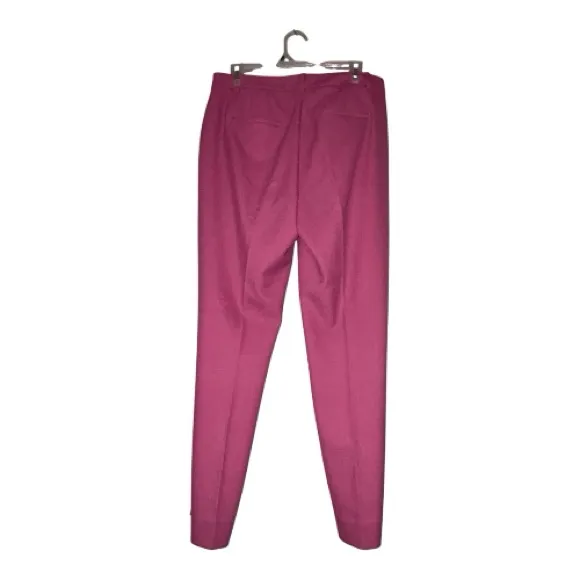 White House Black Market Vibrant Pink Straight Leg Pants size 8 - Image 2
