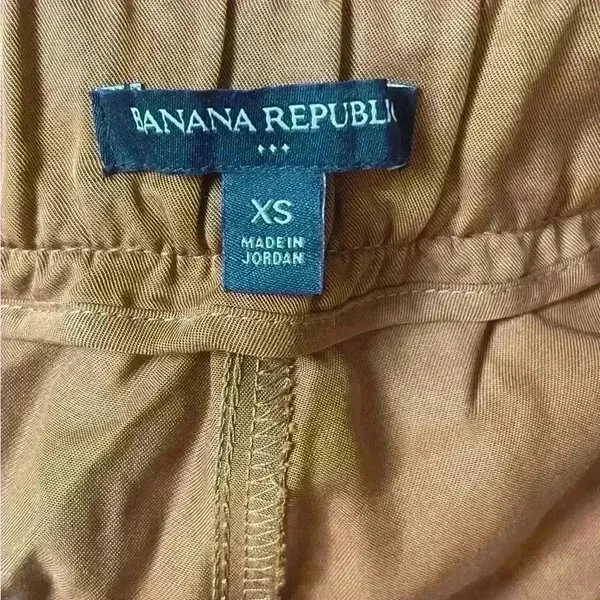 Banana Republic Tencel Cargo Jogger Pant Deep Camel XS Comfy Soft‎ Relaxed - Image 8