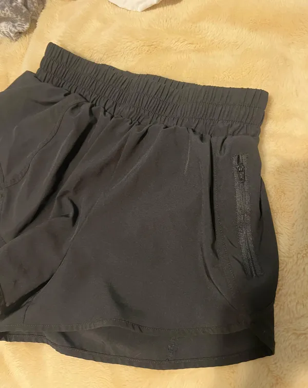 Amazon Black  Blooming Jelly Workout Shorts - Image 3