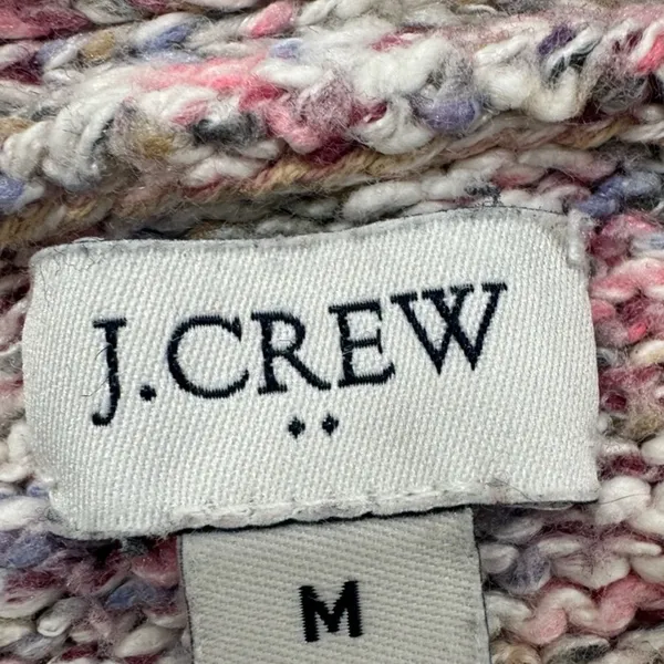 J Crew Textured Button Front Cardigan Sweater Heathered Multi‎ Womens Size M - Image 4