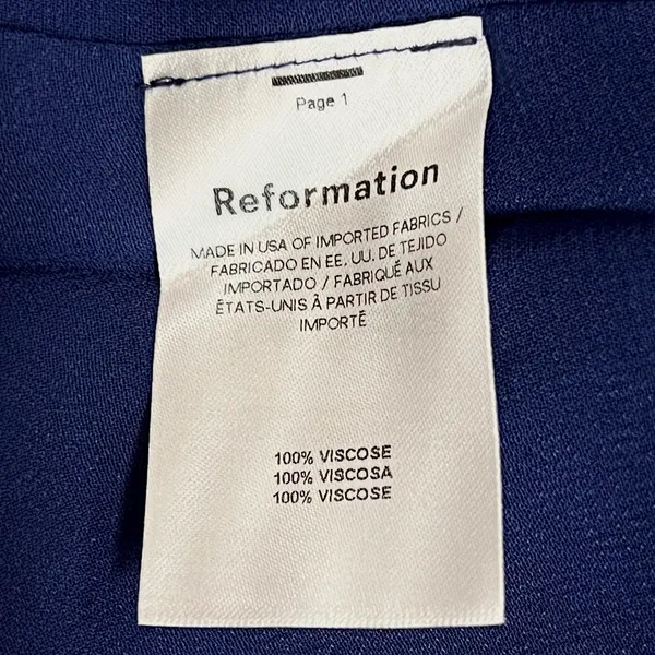 Reformation Twilight Dress in Danube, Size 4, NWT - Image 13
