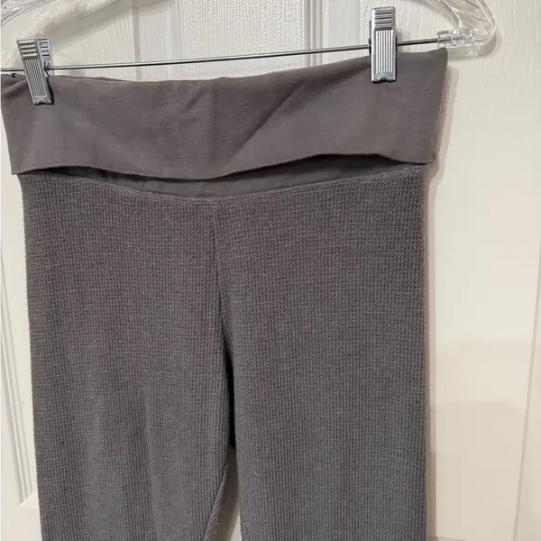 Boys Lie Silver Lining Thermal fold over legging Pants ★ Gray‎ Dip Dye large - Image 3