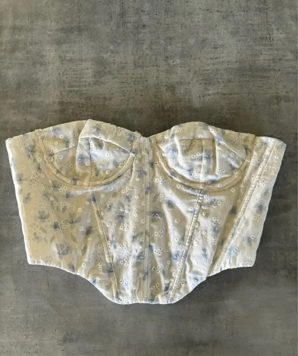 Tic Toc Floral Corset Top - Image 3