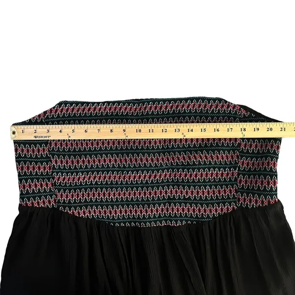 Torrid Smocked Halter Top-Crinkle Gauze Black size 2x new with out tag - Image 5