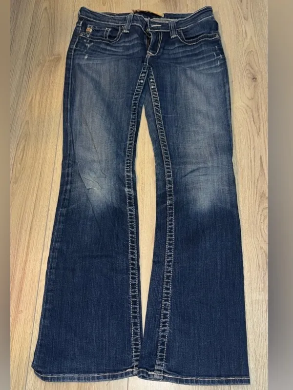 Big star remy low rise fit bootcut boot blue jeans denim - Image 4