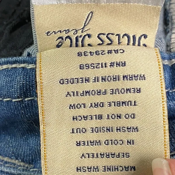 New Miss Me Jeans Womens Sz 26 Signature Skinny Denim Embroidered‎ Cross Pockets - Image 11
