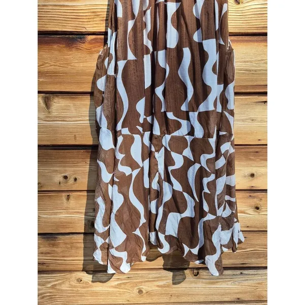 NWT Astr The Label Brown Mariella Halter Maxi Dress Size XS - Image 12