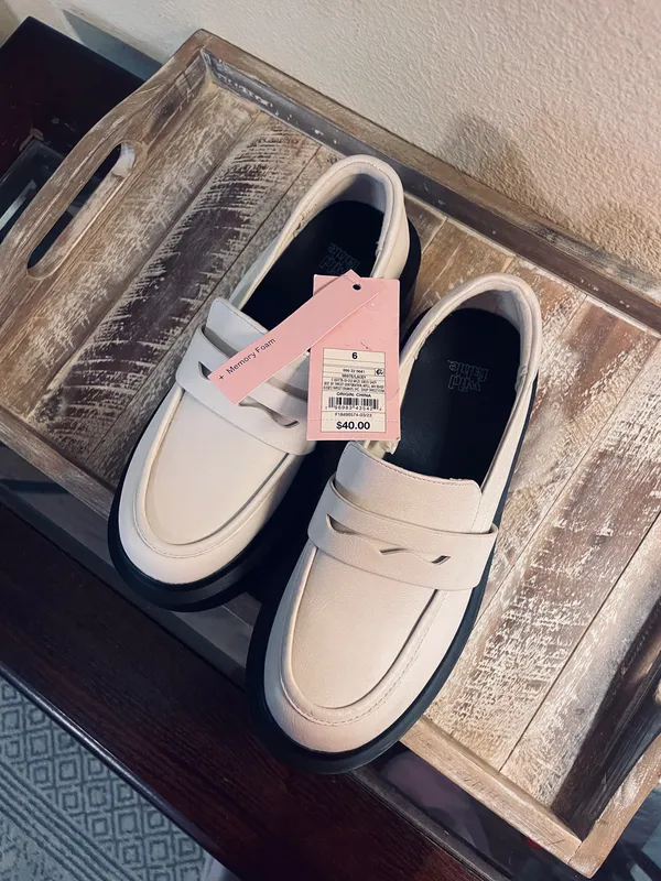 NWT! Wild Fable Women’s Slip-On Loafer Platform Leather Memory Foam Insole Sz 6 - Image 7