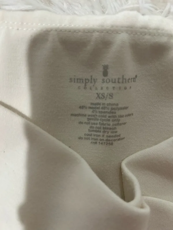 Simply Southern White sweatpants - Image 2