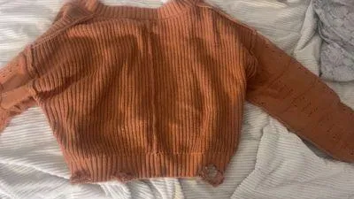 Altar'd State Detailed Cropped Sweater - Image 3