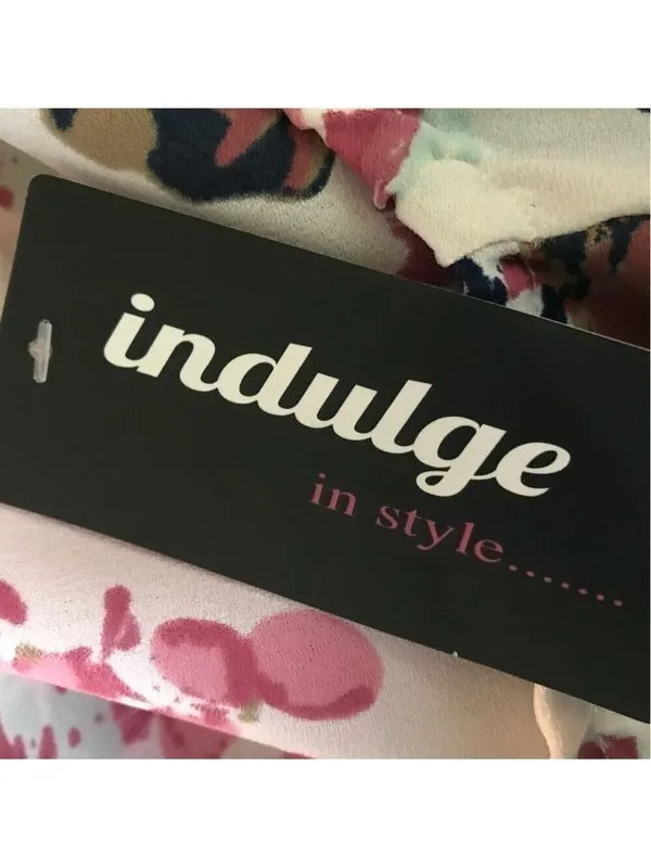 Indulge In Style floral one shoulder bell sleeve Medium dress - Image 7