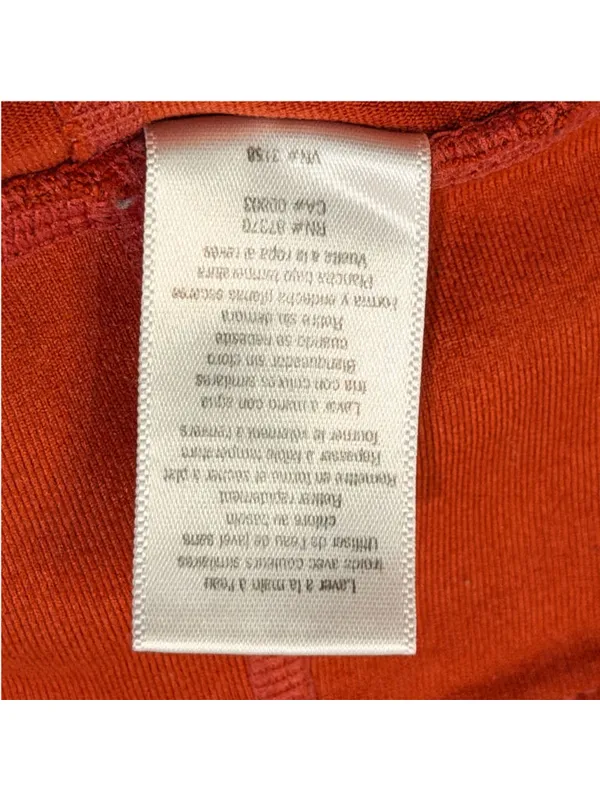 ALO Women’s M High-Waist Moto Leggings Rust Burnt Orange Mesh b1 - Image 8