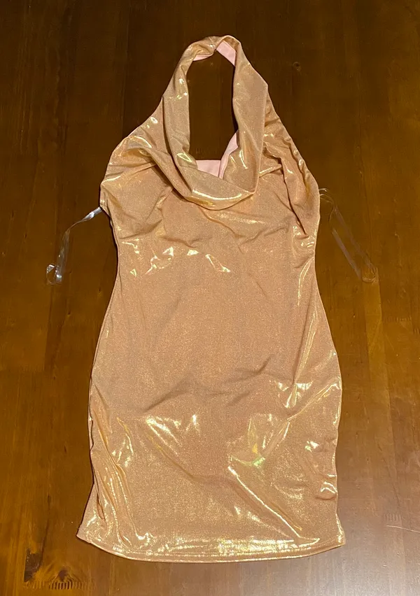 12th Tribe Metallic Dress - Image 4