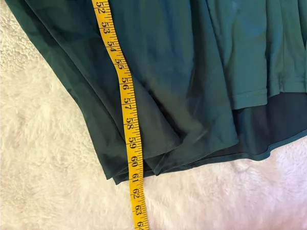 Lulus Signature Elegance Emerald Satin One-Shoulder Maxi Dress Size Large Formal - Image 9