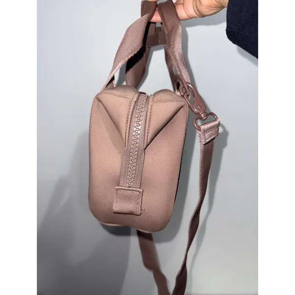 Dagne Dover Small Landon Carryall Duffle Bag in Dune 8x7" 1‎ - Image 4
