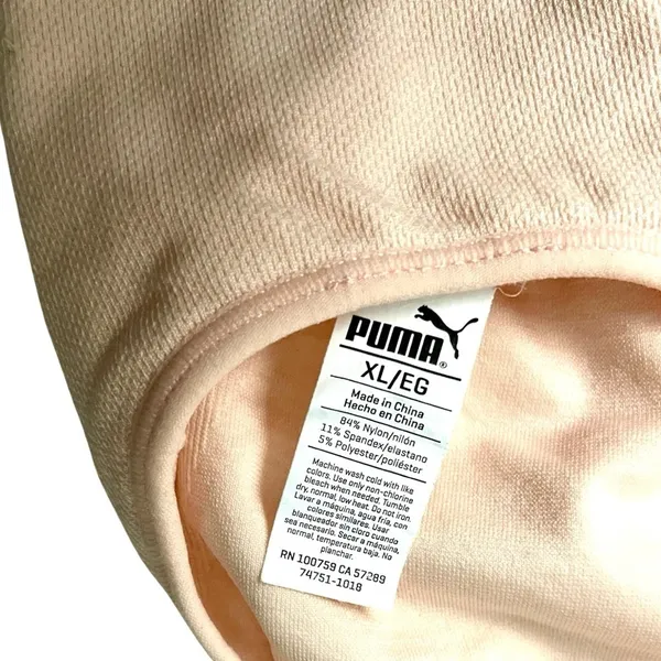 PUMA Seamless Pink Racerback Sports Bra - Image 3