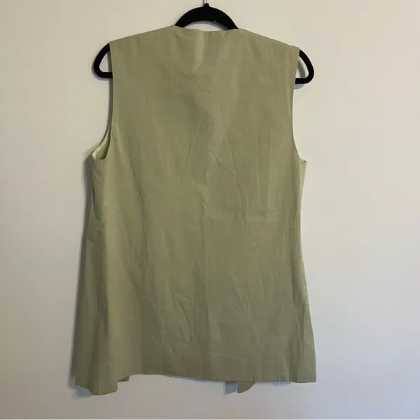 Free People Women Erin Poplin Preppy Vest NWT Medium - Image 7