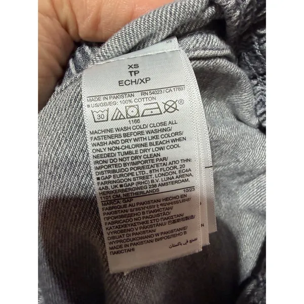Gap Easy Jean Cargo Pants Women XS Brown Grey 2 Pack Elastic‎ Waist Gorpcore - Image 8