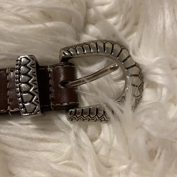 Beautiful Vintage Women Belt Genuine Leather small long 33” excellent condition - Image 8